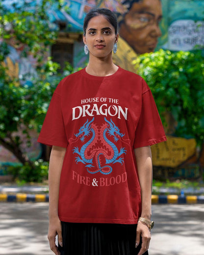House Of Dragon Unisex Oversized T-Shirt