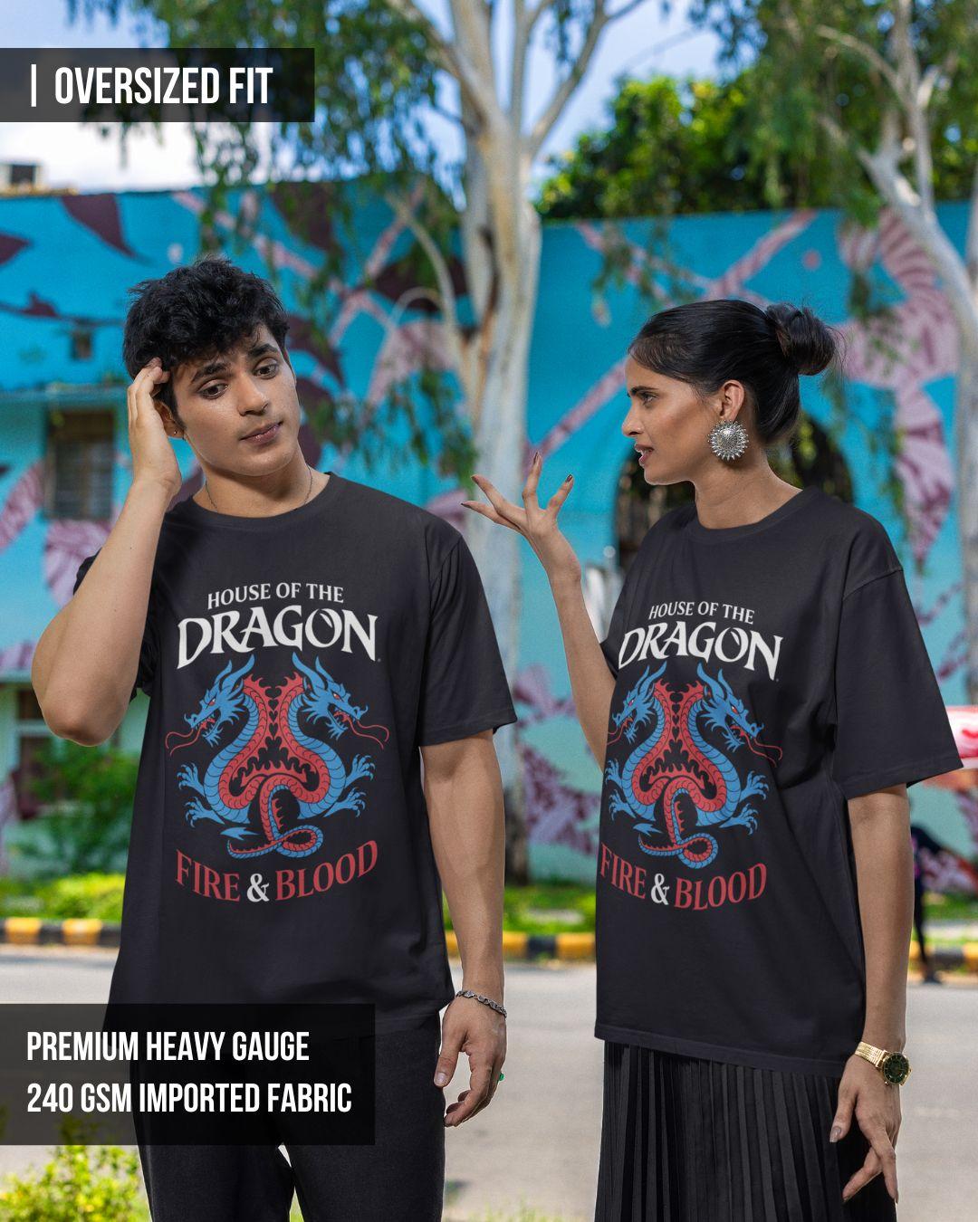 House Of Dragon Unisex Oversized T-Shirt