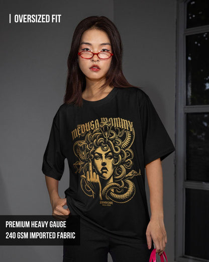 Medusa Mommy Women’s Oversized T-shirt - -