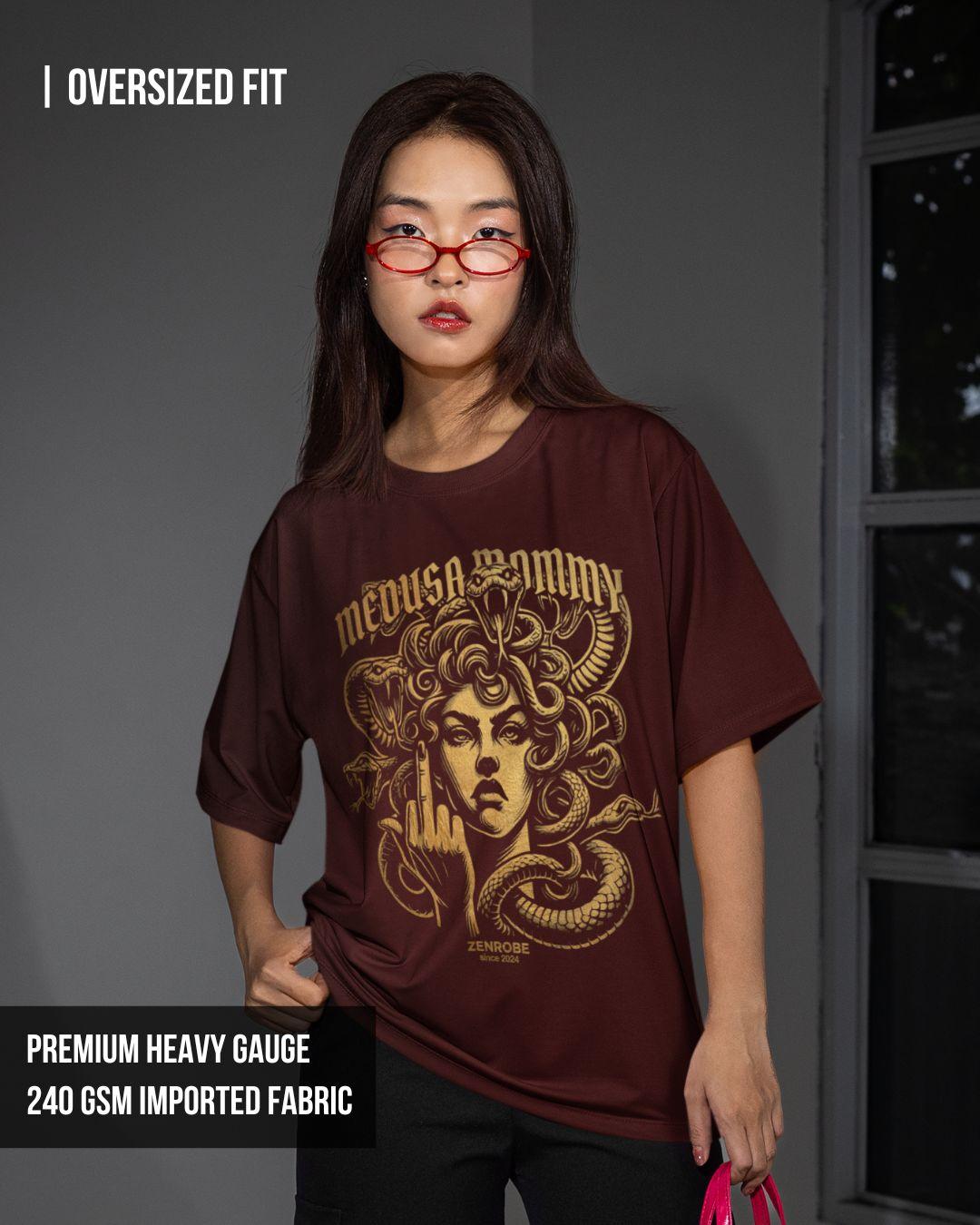 Medusa Mommy Women’s Oversized T-shirt - -