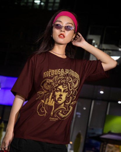 Medusa Mommy Women’s Oversized T-shirt - -