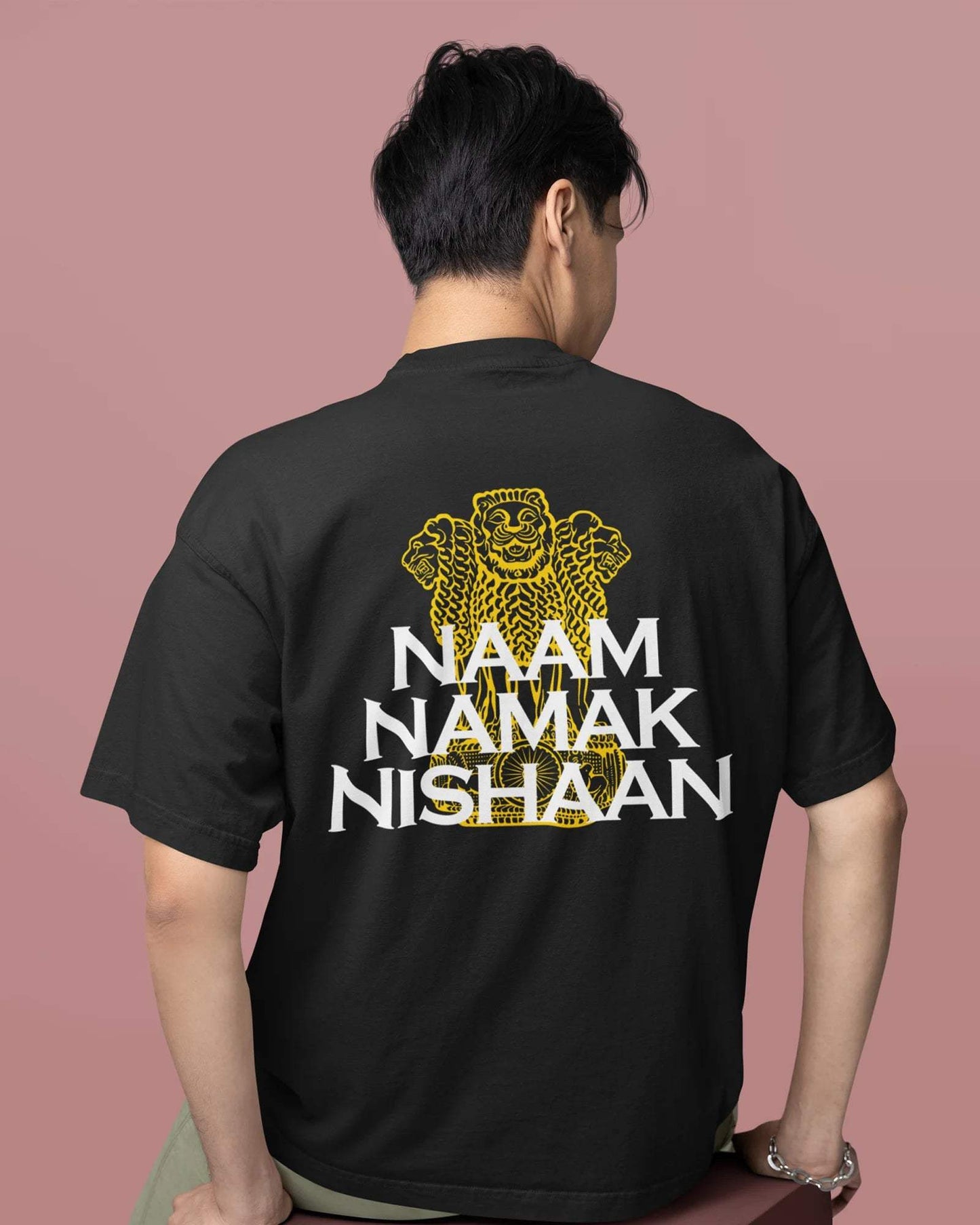Indian Army Oversized Men's Tshirt - zenrobe- - 