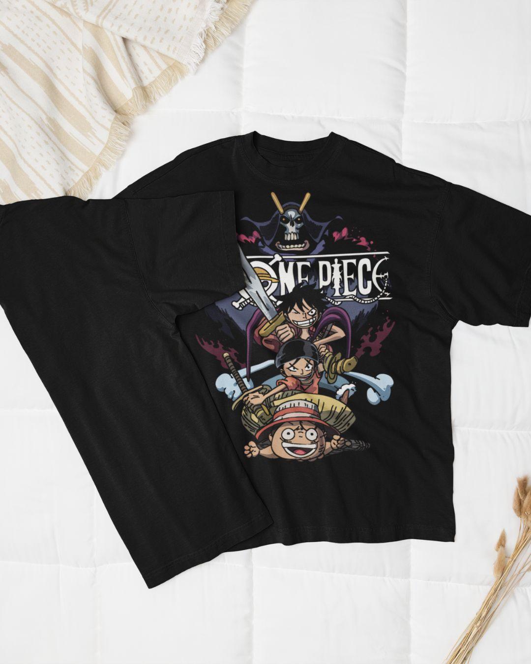 One Piece Family Unisex Oversized T-Shirt - -