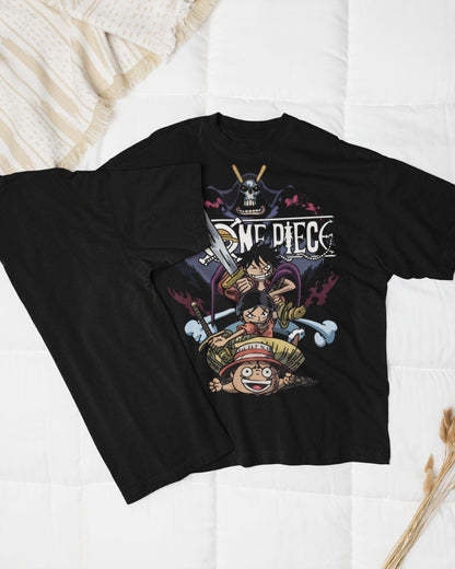 One Piece Family Unisex Oversized T-Shirt - -