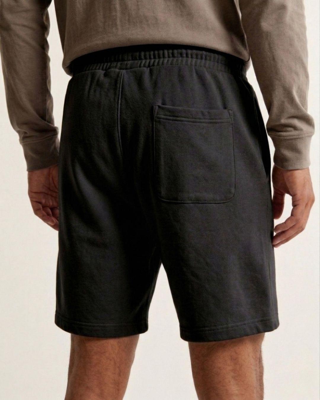 Premium Terry Blend 260 GSM Unisex Relaxed Fit Shorts | Soft, Breathable & Durable - -