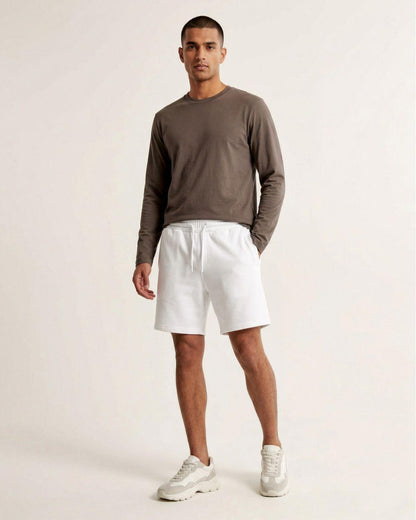 Premium Terry Blend 260 GSM Unisex Relaxed Fit Shorts | Soft, Breathable & Durable - -