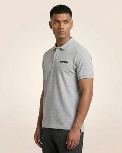 Premium Zenrobe Signature Logo Polo Black Embroidery - -