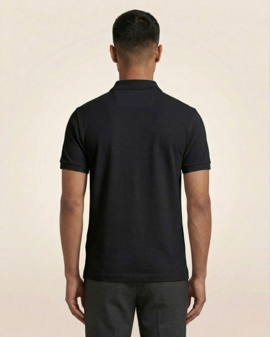 Premium Zenrobe Signature Logo Polo Black Embroidery - -