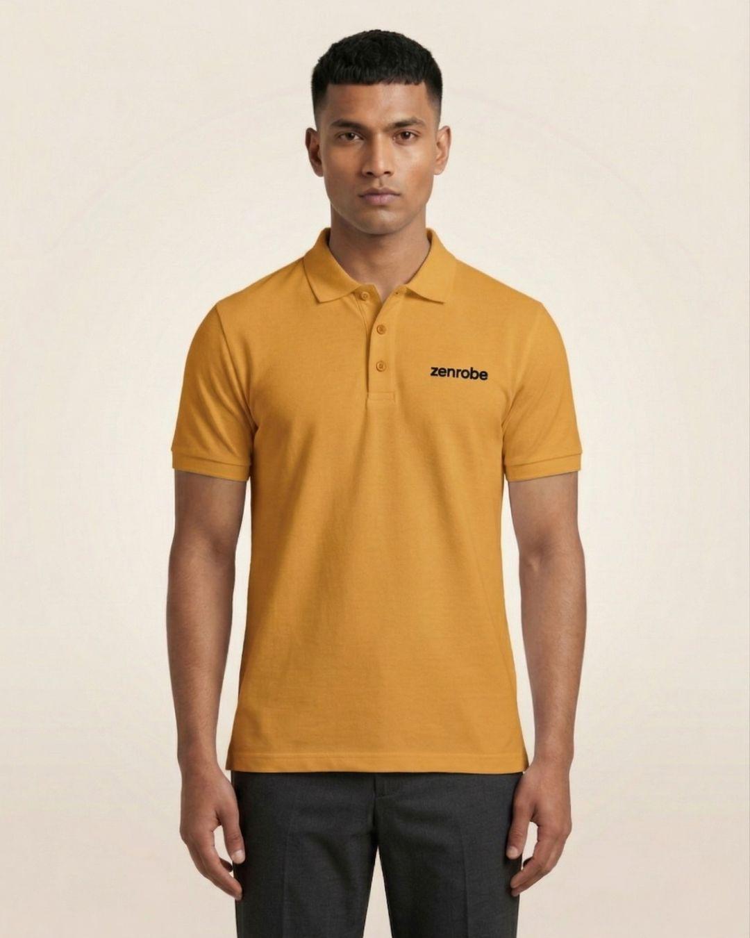 Premium Zenrobe Signature Logo Polo Black Embroidery - -