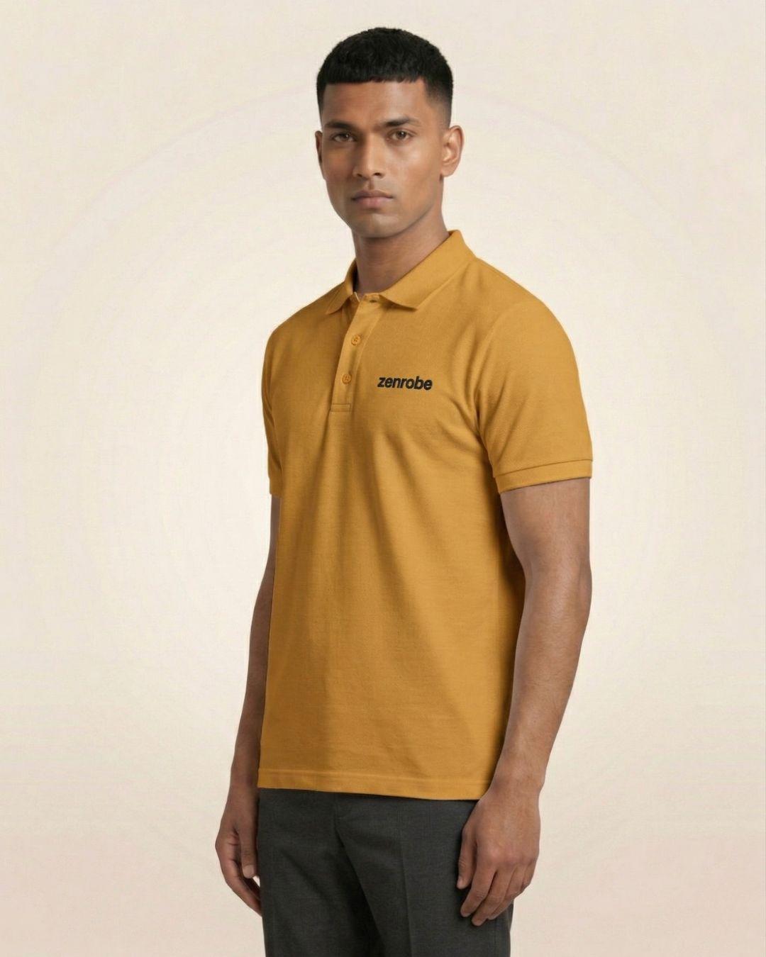 Premium Zenrobe Signature Logo Polo Black Embroidery - -
