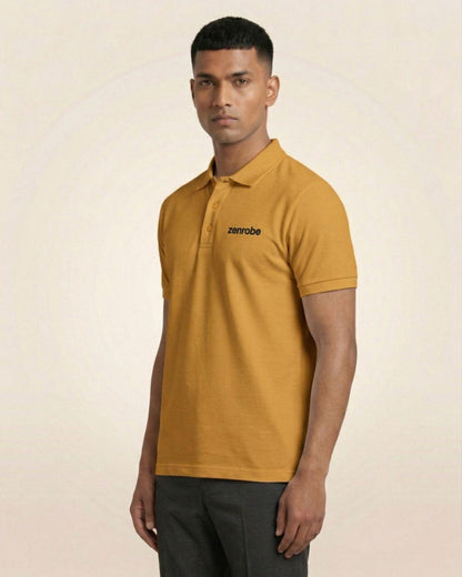 Premium Zenrobe Signature Logo Polo Black Embroidery - -