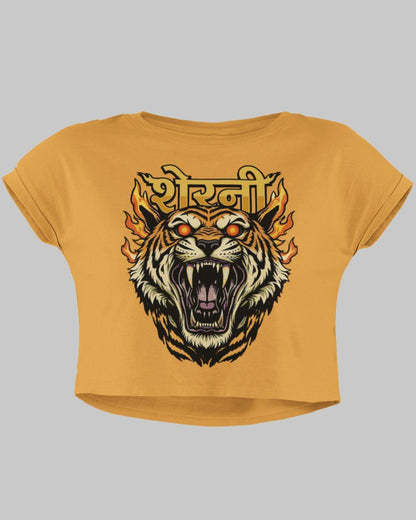 Sherni Women's Crop Top - -