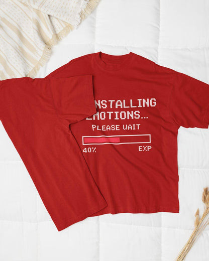 Uninstalling Emotions Unisex Oversized T-Shirt