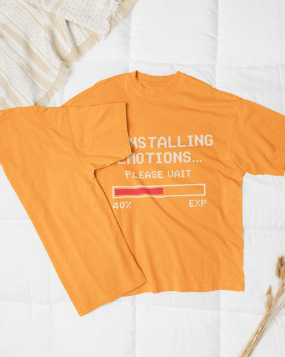 Uninstalling Emotions Unisex Oversized T-Shirt