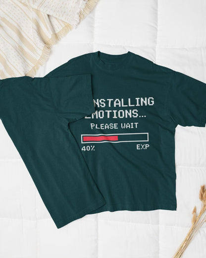 Uninstalling Emotions Unisex Oversized T-Shirt