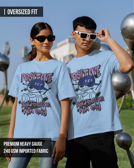 Win Positive Unisex Oversized T-Shirt