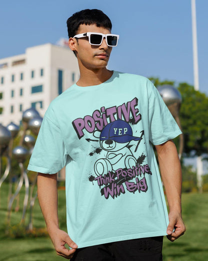 Win Positive Unisex Oversized T-Shirt