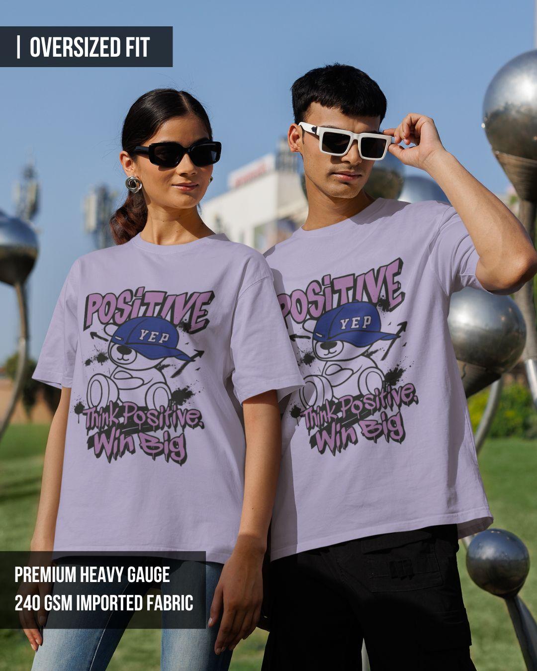 Win Positive Unisex Oversized T-Shirt