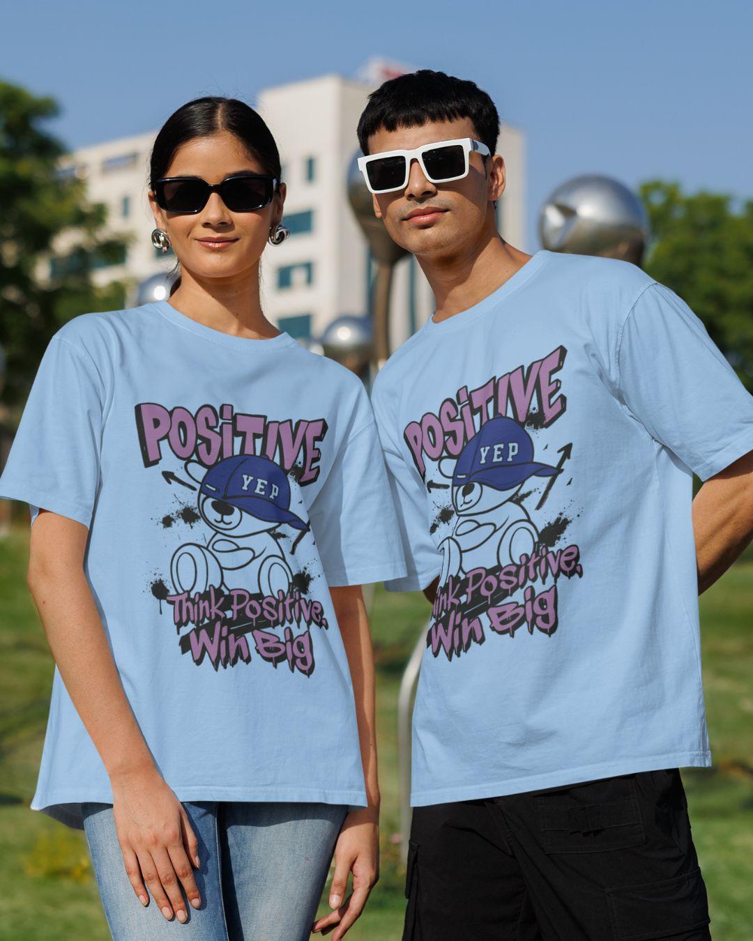 Win Positive Unisex Oversized T-Shirt