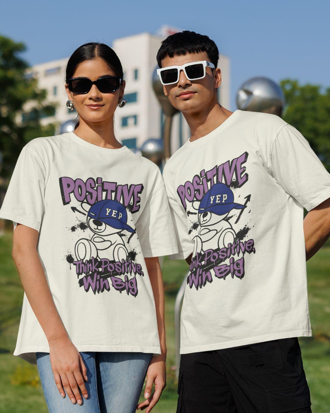 Win Positive Unisex Oversized T-Shirt
