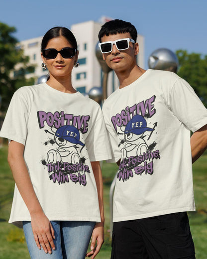 Win Positive Unisex Oversized T-Shirt
