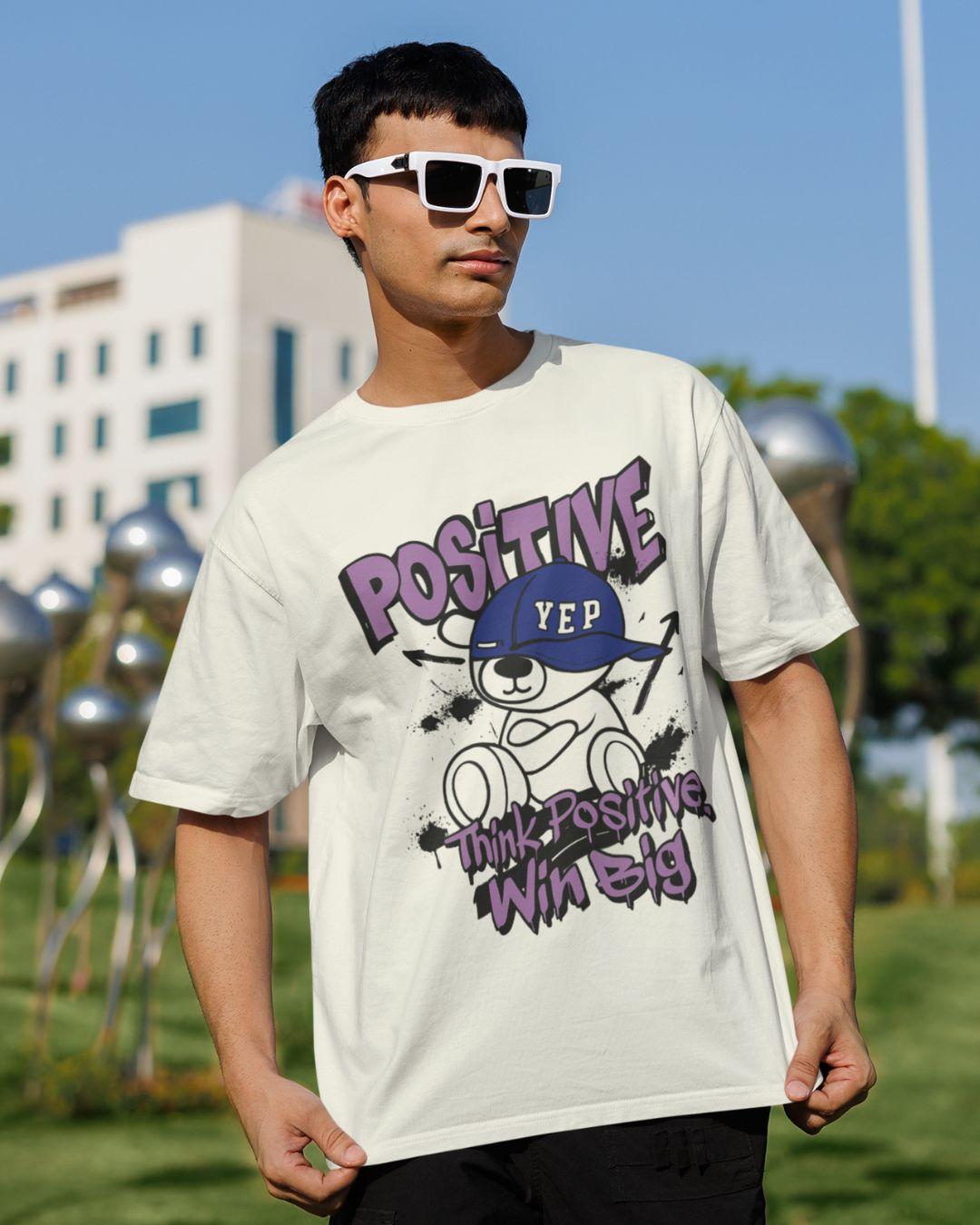Win Positive Unisex Oversized T-Shirt