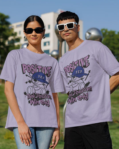 Win Positive Unisex Oversized T-Shirt