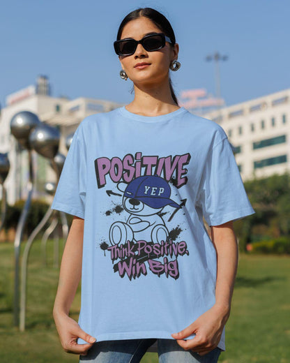 Win Positive Unisex Oversized T-Shirt