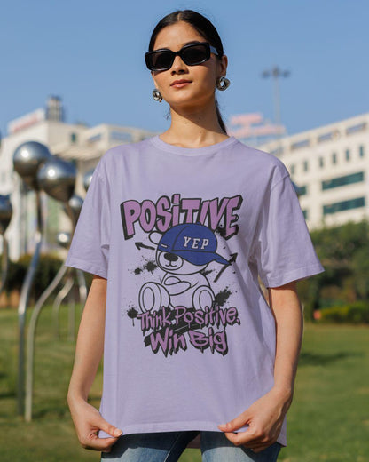 Win Positive Unisex Oversized T-Shirt