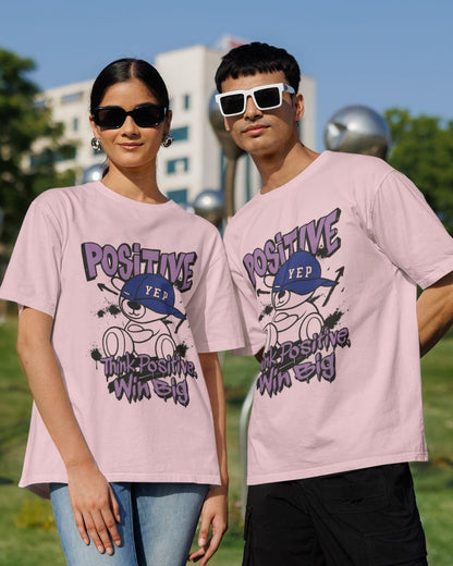 Win Positive Unisex Oversized T-Shirt