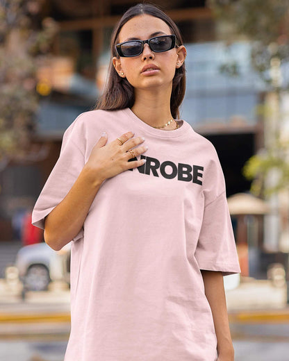 Zenrobe Originals Oversized Women's Tshirt - zenrobe- Light-Baby-Pink-XXL- 699.00