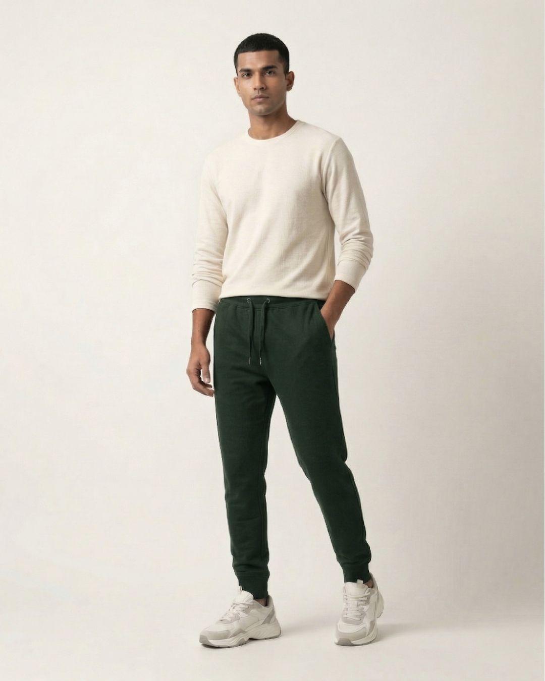 Zenrobe Unisex Premium Terry Relaxed Fit Joggers (260 GSM) – Seven Essential Colors - -