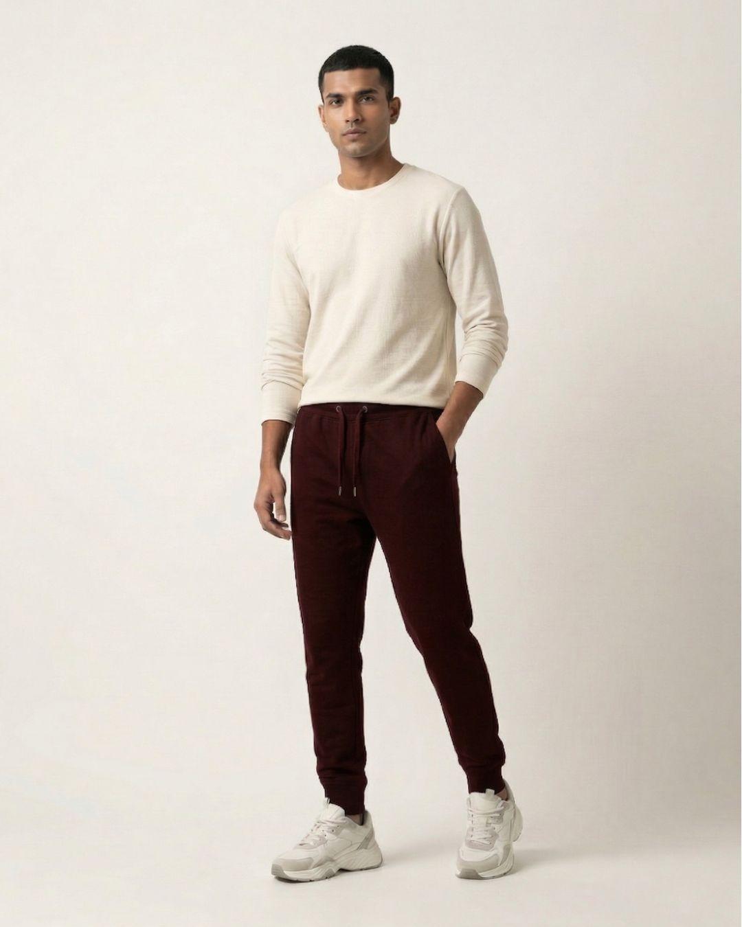 Zenrobe Unisex Premium Terry Relaxed Fit Joggers (260 GSM) – Seven Essential Colors - -
