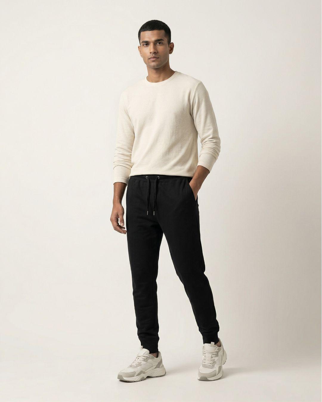 Zenrobe Unisex Premium Terry Relaxed Fit Joggers (260 GSM) – Seven Essential Colors - -