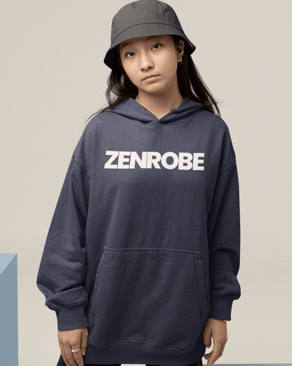 Z.R.O Coziest Unisex Oversized Hoodie - zenrobe- Navy-Blue-3XL- 1249.00