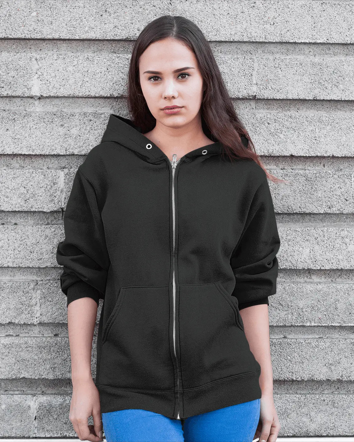 Crazy Women's Zipper Hoodie - -