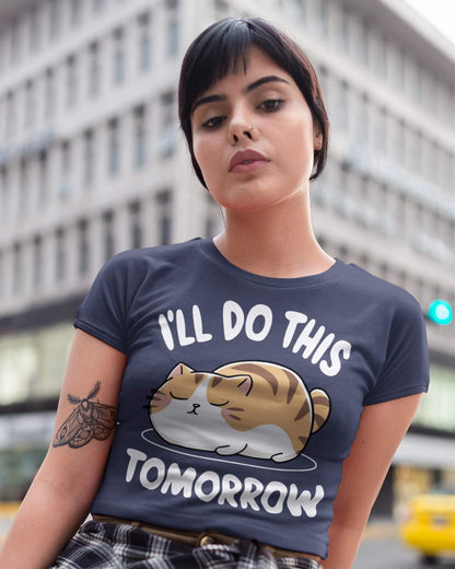 Tomorrow Women's Crop Top - zenrobe- Navy-Blue-XXL-  699.00