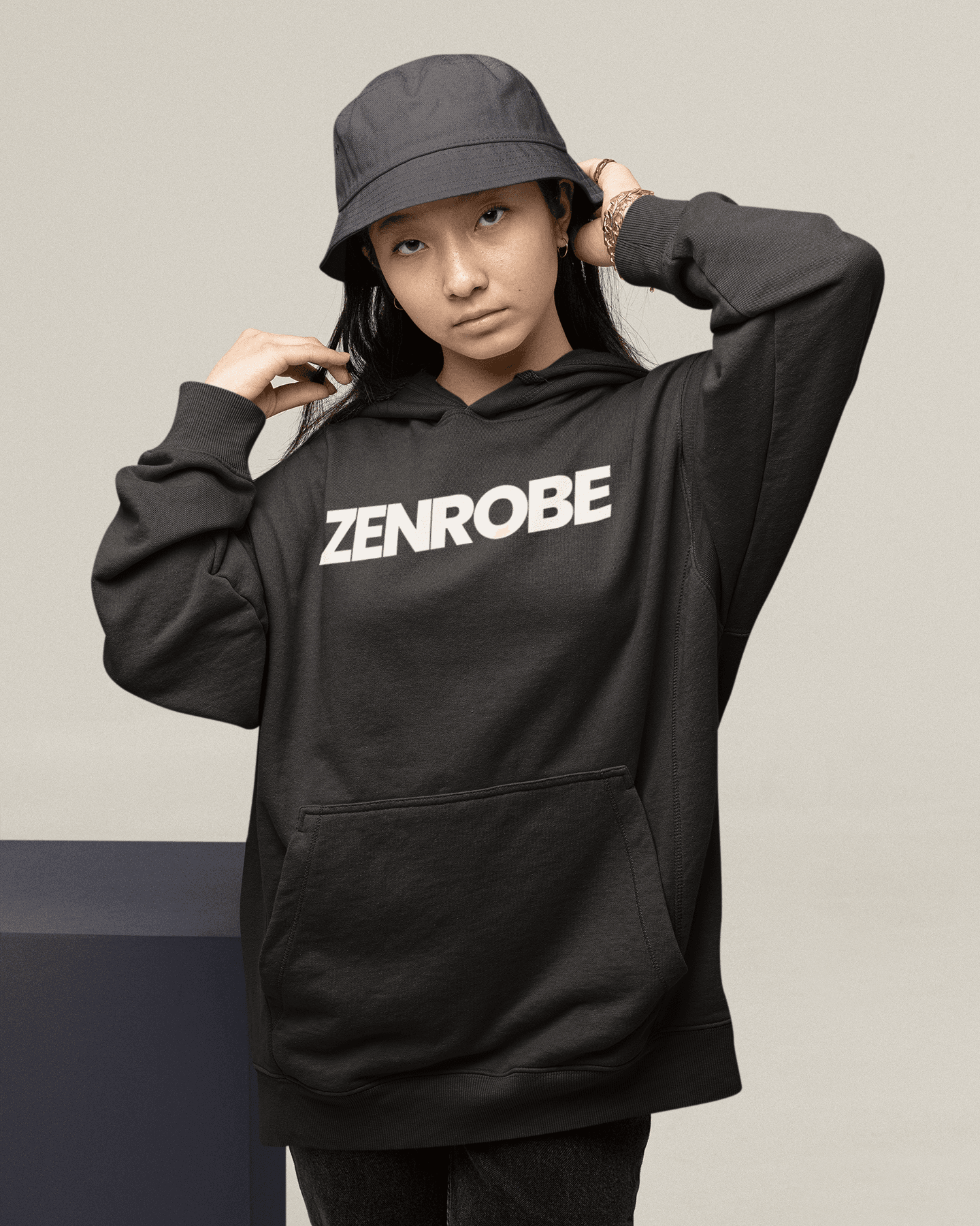 Z.R.O Coziest Unisex Oversized Hoodie - zenrobe- Black-3XL- 1249.00