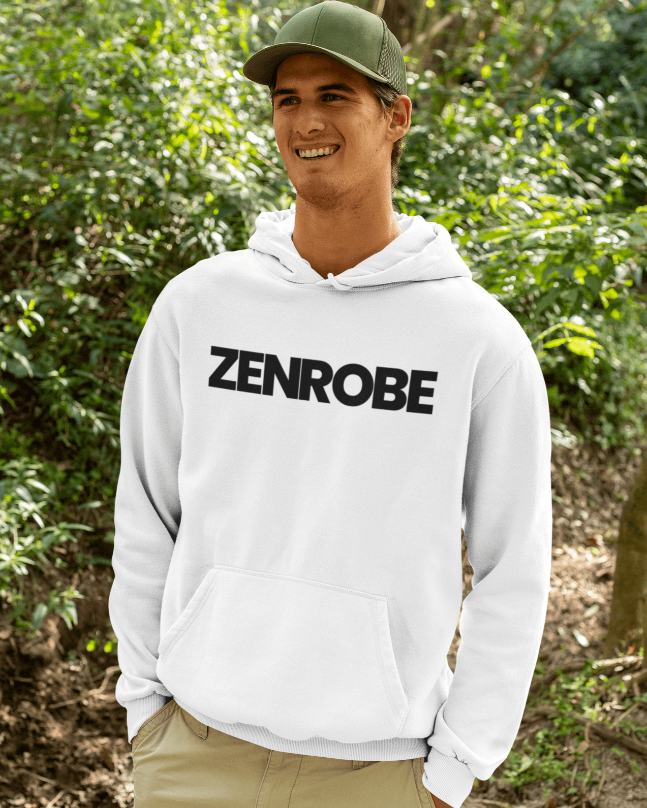 Z.R.O Unisex Hoodie - zenrobe- White-3XL- 949.00