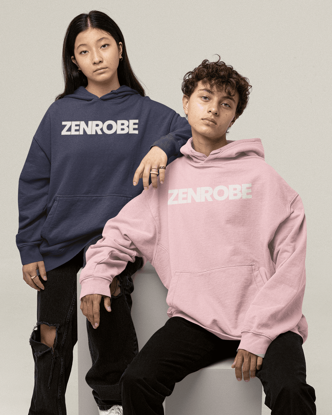 Z.R.O Coziest Unisex Oversized Hoodie - zenrobe- - 