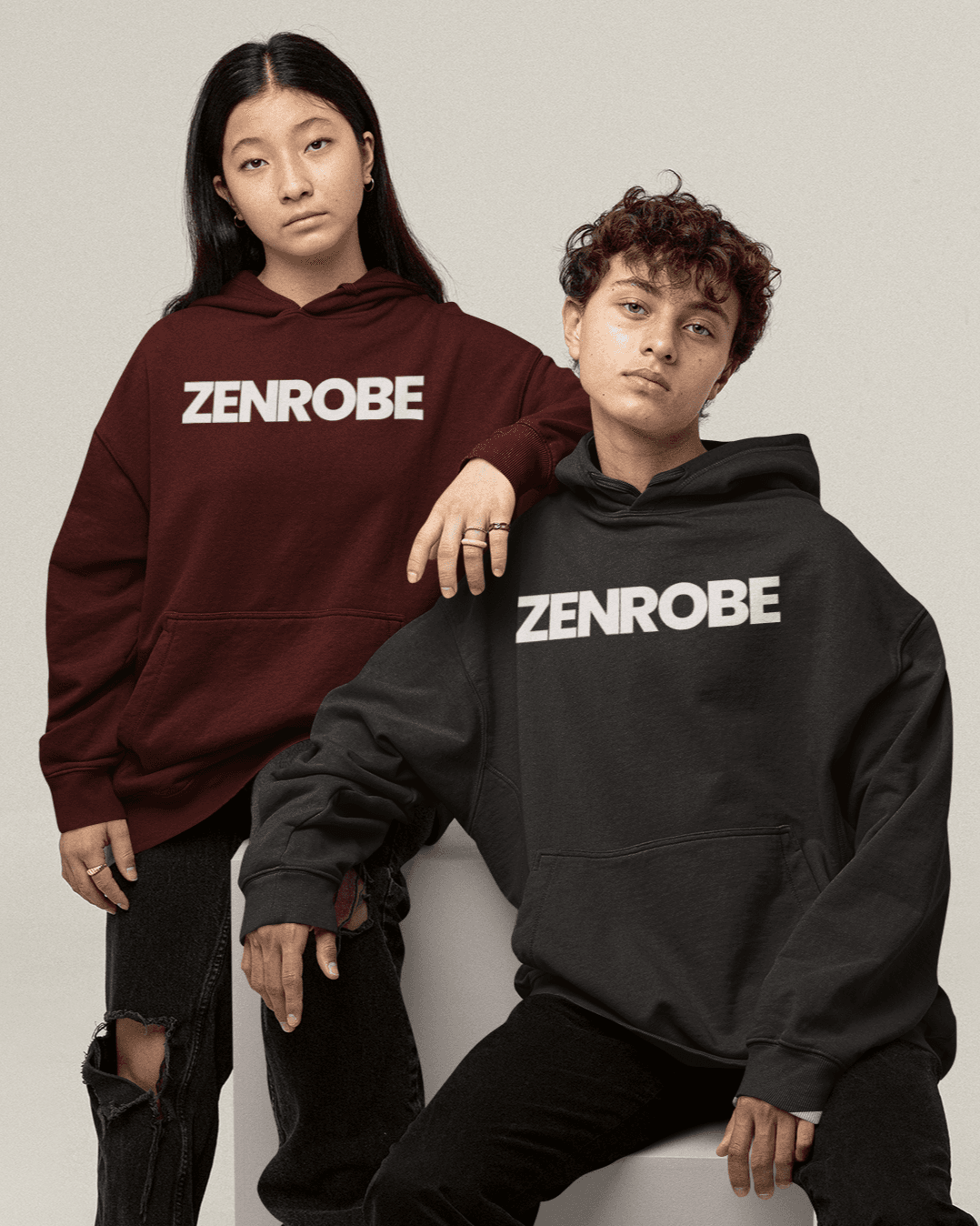 Z.R.O Coziest Unisex Oversized Hoodie - zenrobe- - 