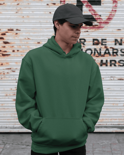Classic Unisex Hoodie - zenrobe- Bottle-Green-3XL- 899.00