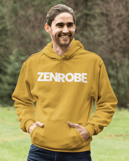 Z.R.O Unisex Hoodie - zenrobe- Mustard-Yellow-3XL- 1029.00