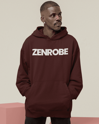 Z.R.O Coziest Unisex Oversized Hoodie - zenrobe- Maroon-3XL- 1249.00