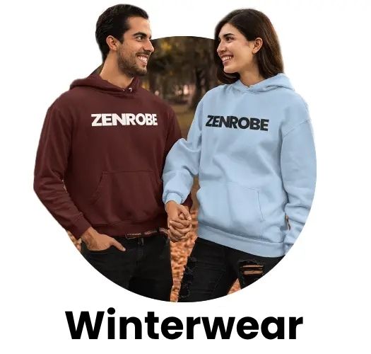 Two models wearing anime graphic t-shirts from Zenrobe's Anime Collection, trendy unisex anime apparel.