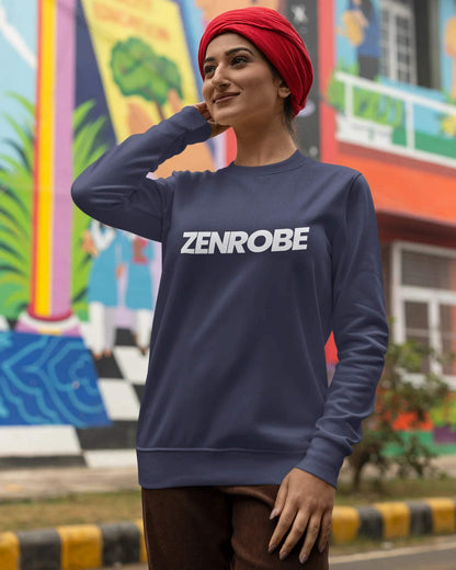 Z.R.O Unisex Sweatshirt Navy Blue / 3XL- Navy Blue / 3XL- 899.00