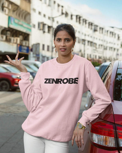 Z.R.O Unisex Sweatshirt Light Baby Pink / 3XL- Light Baby Pink / 3XL- 899.00