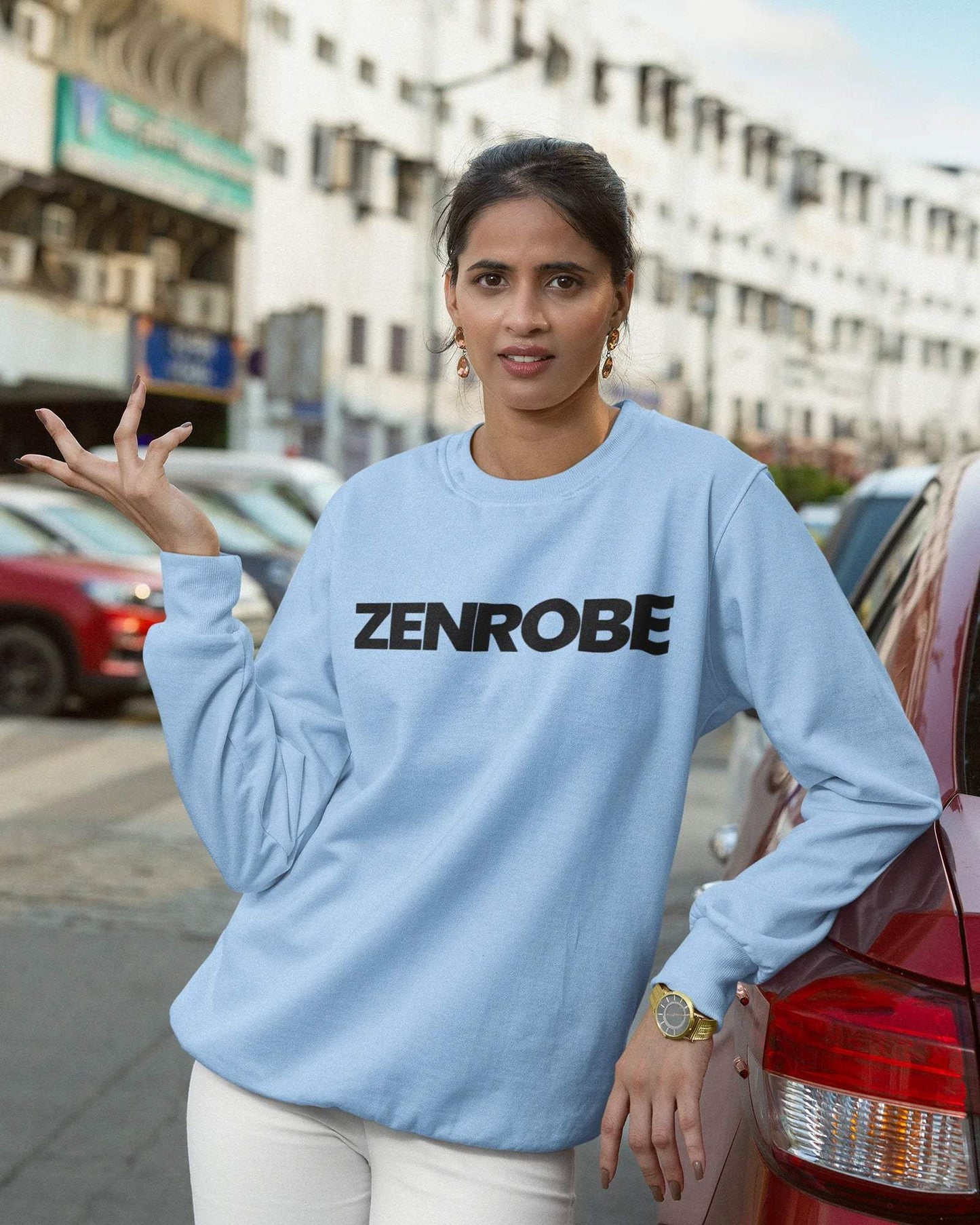 Z.R.O Unisex Sweatshirt Baby Blue / 3XL- Baby Blue / 3XL- 899.00