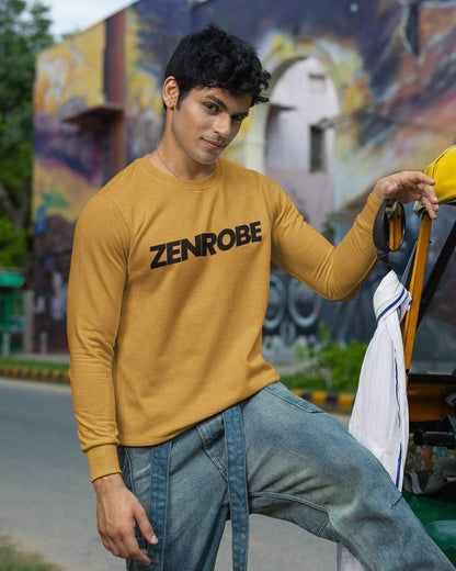 Z.R.O Unisex Sweatshirt Mustard Yellow / 3XL- Mustard Yellow / 3XL- 899.00