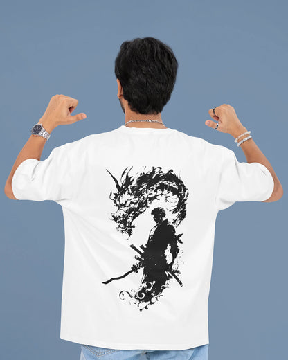 Zoro and Dragon |  One Piece | Unisex Oversized Tshirt